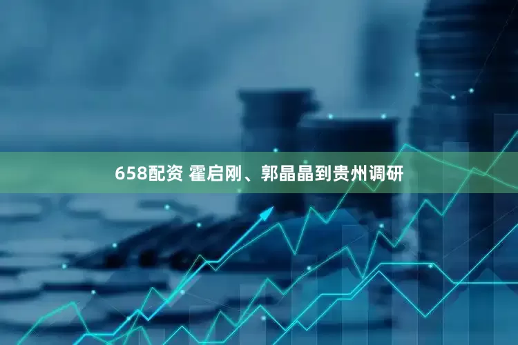 658配资 霍启刚、郭晶晶到贵州调研